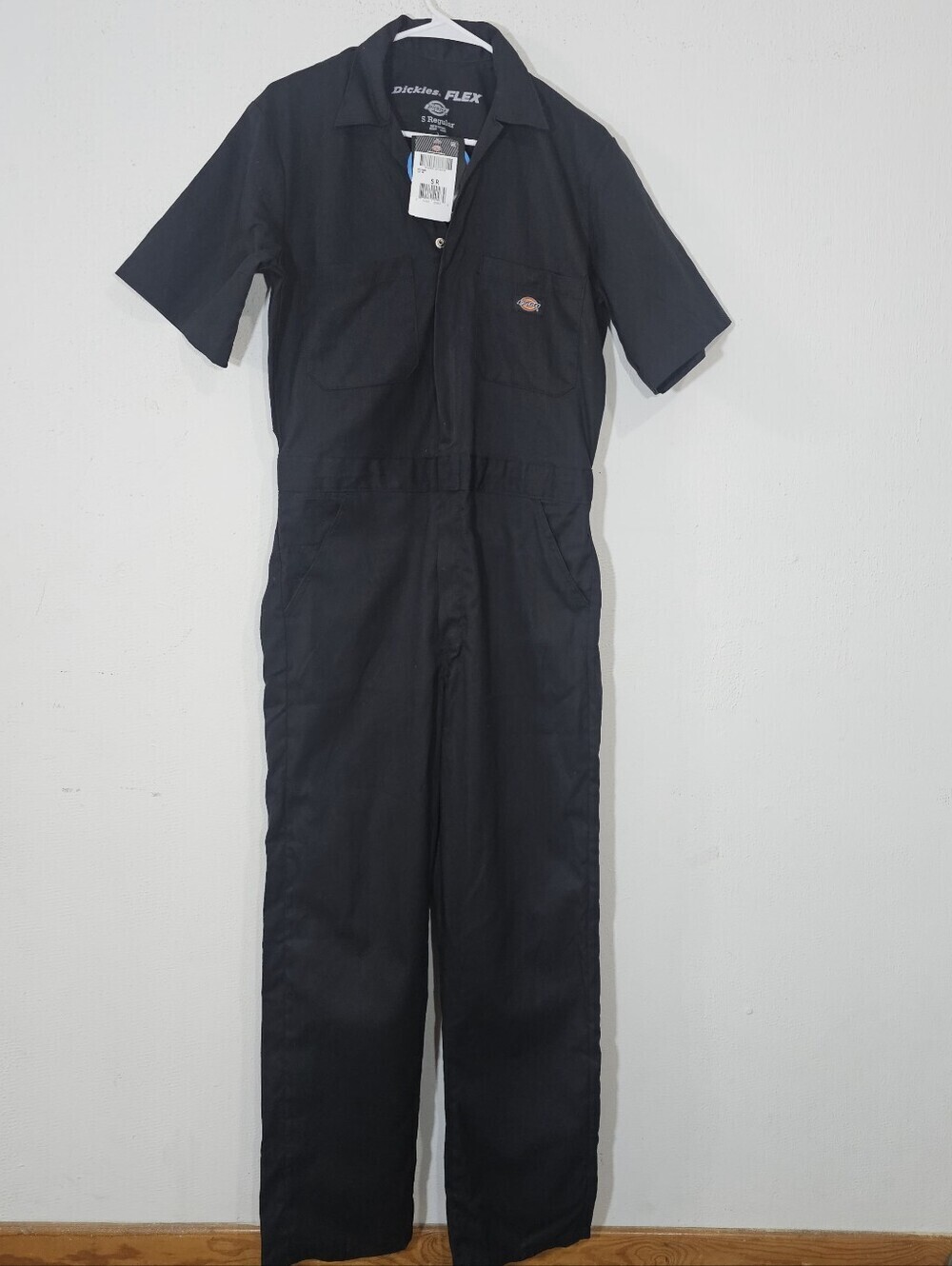 Dickies Navy Short Sleeve Flex Work Coverall Sz S Workwear